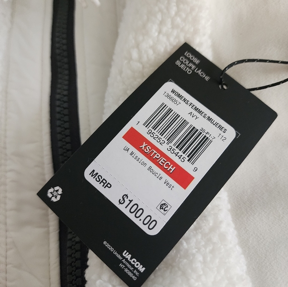 🥰 UNDER ARMOUR WOMEN'S UA MISSION VEST SZ XS - Picture 11 of 11